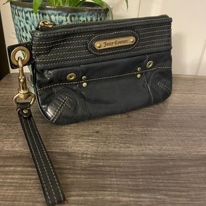 Juicy Couture Leather Wristlet Clutch